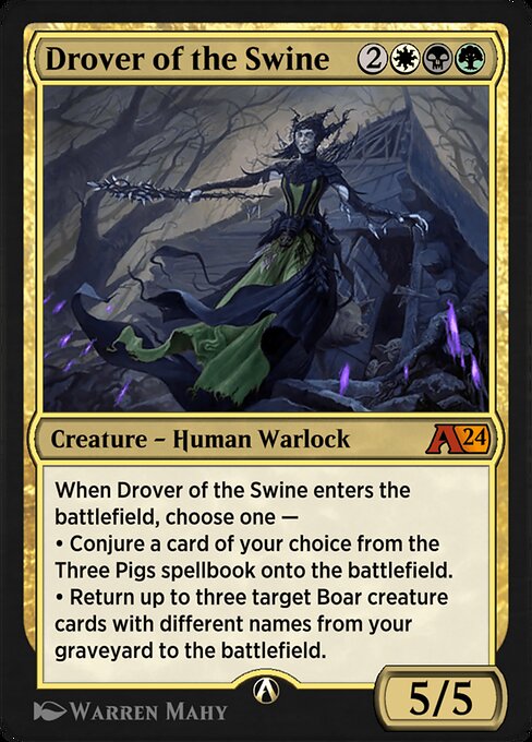 Drover of the Swine - Alchemy: Wilds of Eldraine Magic card