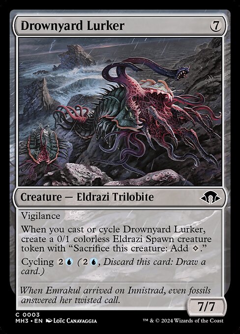 Drownyard Lurker art by Loïc Canavaggia