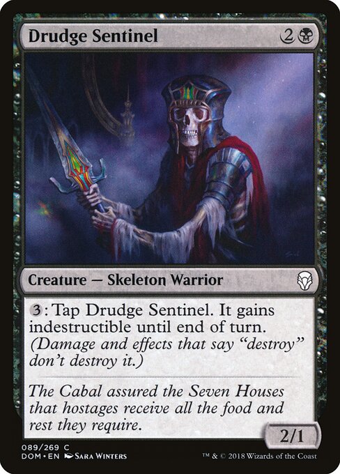 Drudge Sentinel - Dominaria Magic card