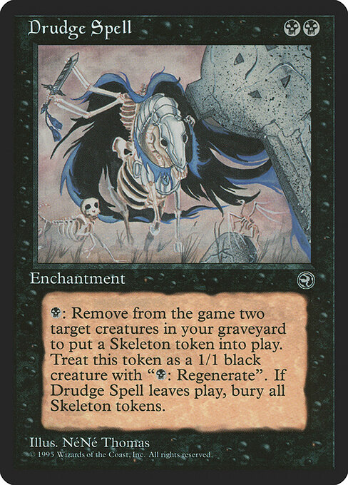 Drudge Spell - Homelands Magic card