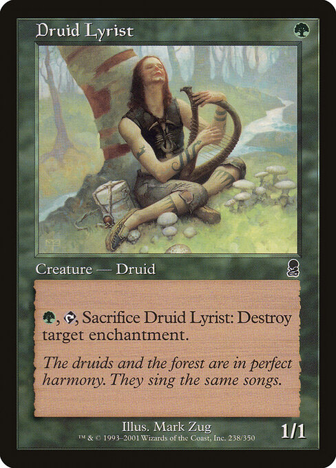 Druid Lyrist - Odyssey Magic card
