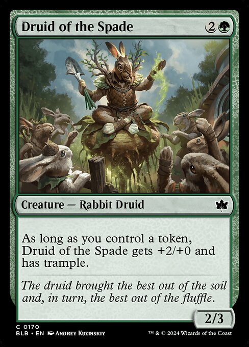 Druid of the Spade - Bloomburrow Magic card