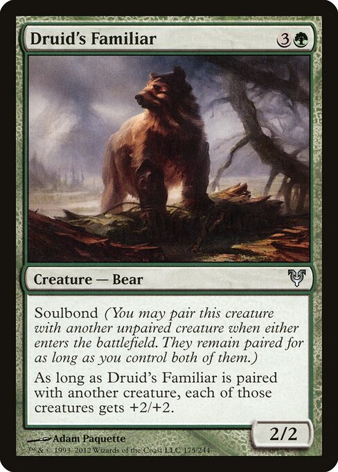 Druid's Familiar - Avacyn Restored Magic card