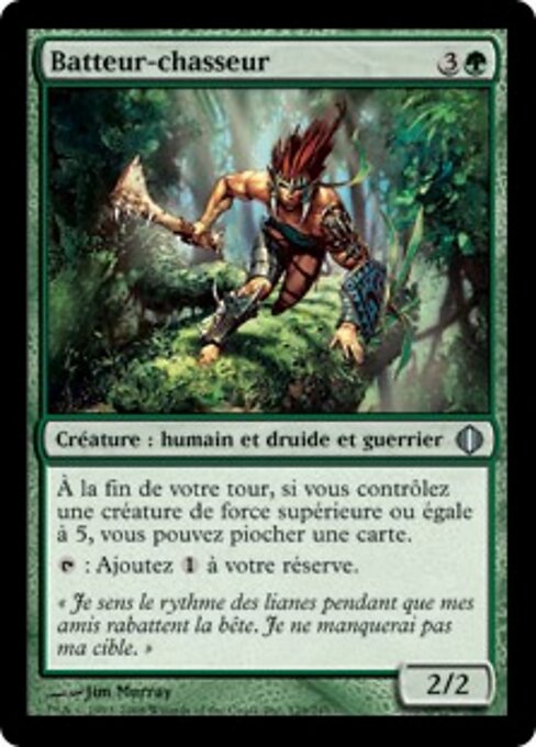 鼓声狩人 (Drumhunter) - Commander 2013 (#142) - Illustrated by Jim Murray - Magic: The Gathering Card