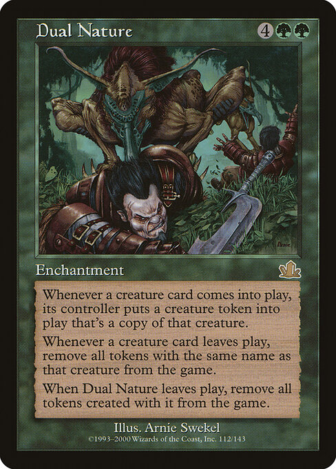 Naturaleza Dual (Dual Nature) - Prophecy (#112) - Illustrated by Arnie Swekel - Magic: The Gathering Card