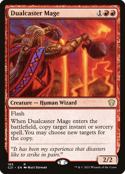 Dualcaster Mage - Commander 2021 Magic card