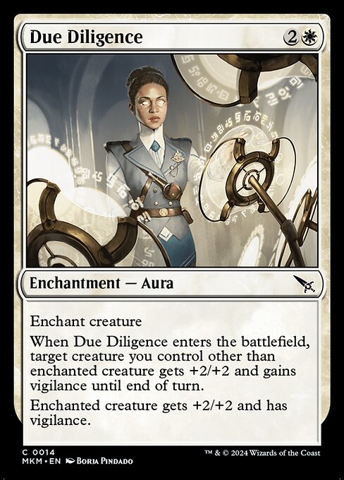 Due Diligence - Murders at Karlov Manor Magic card