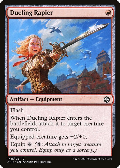 Dueling Rapier - Adventures in the Forgotten Realms Magic card