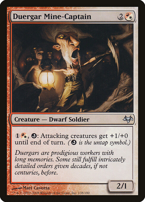 Duergar Mine-Captain - Eventide Magic card