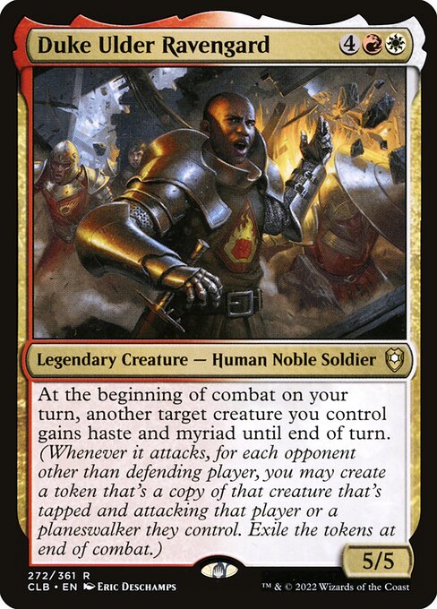 Duke Ulder Ravengard - Commander Legends: Battle for Baldur's Gate Magic card