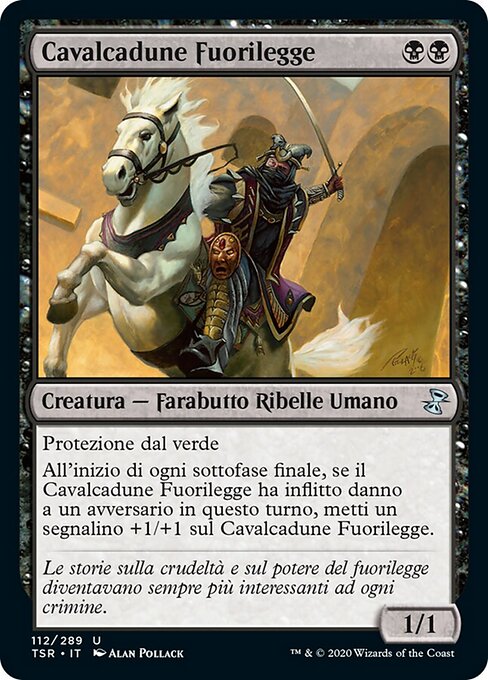 Cavalcadune Fuorilegge (Dunerider Outlaw) - Time Spiral Remastered (#112) - Illustrated by Alan Pollack - Magic: The Gathering Card
