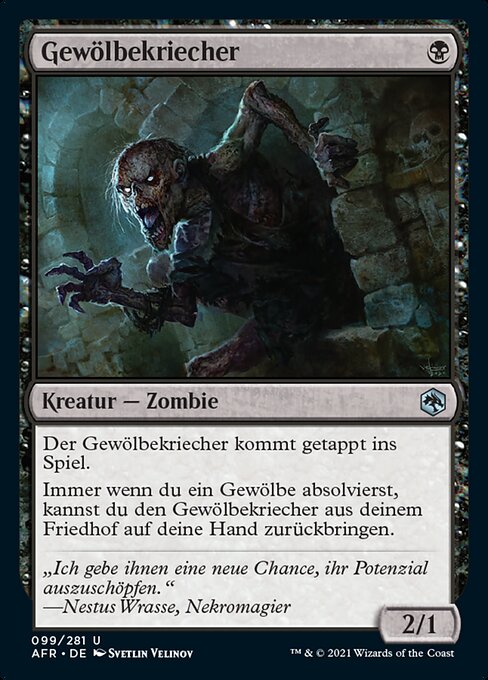 Gewölbekriecher (Dungeon Crawler) - Adventures in the Forgotten Realms (#99) - Illustrated by Svetlin Velinov - Magic: The Gathering Card