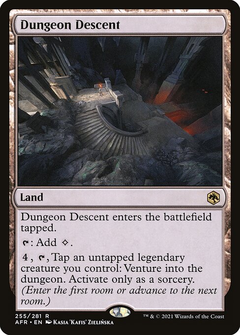 Dungeon Descent - Adventures in the Forgotten Realms Magic card