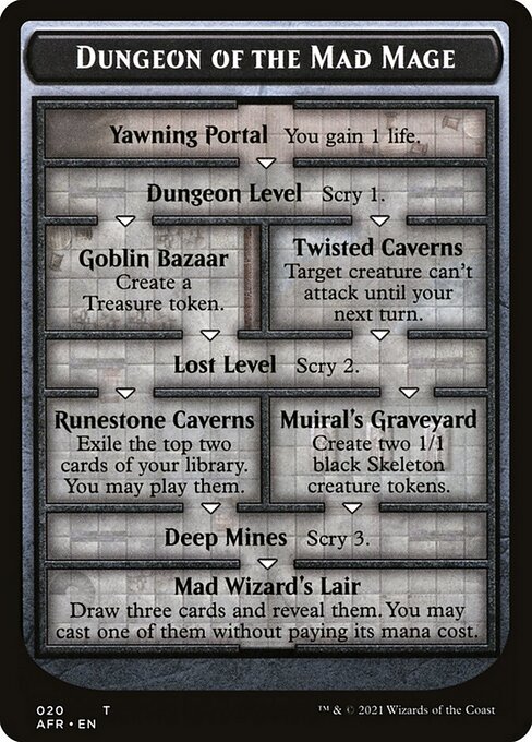 Dungeon of the Mad Mage - Forgotten Realms Oversized Cards (#20) - Magic: The Gathering Card