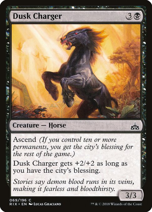 Dusk Charger - Rivals of Ixalan Magic card