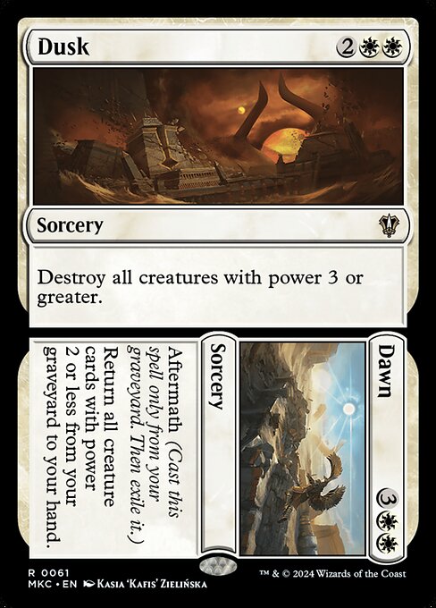 Dusk // Dawn - Murders at Karlov Manor Commander Magic card