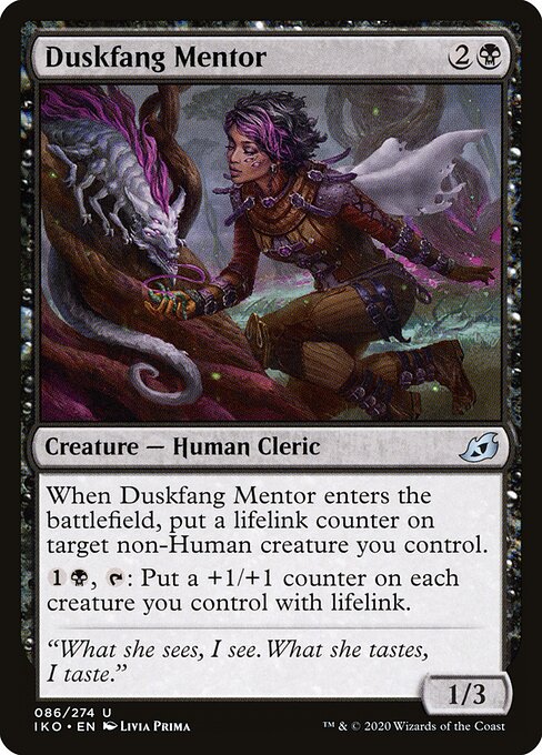 Duskfang Mentor - Ikoria: Lair of Behemoths Magic card