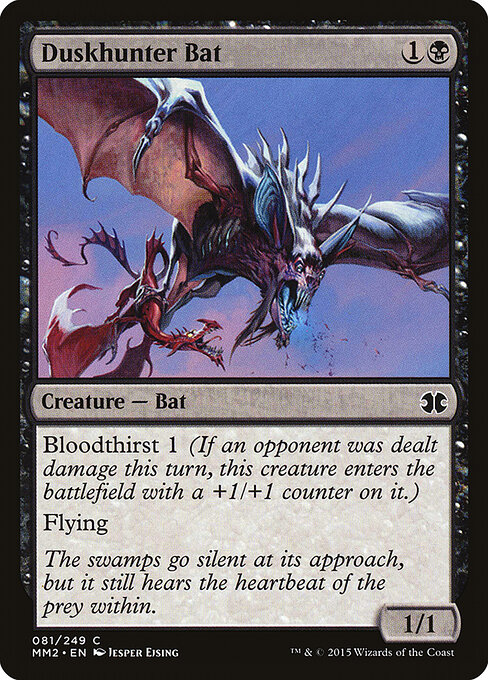 Duskhunter Bat - Modern Masters 2015 Magic card