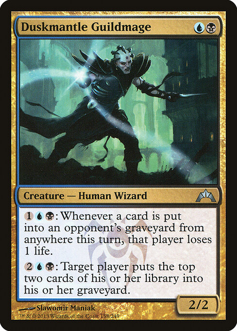 Duskmantle Guildmage - Gatecrash Magic card