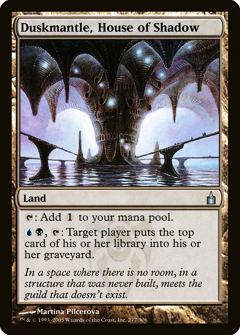 Duskmantle, House of Shadow - Ravnica: City of Guilds Magic card