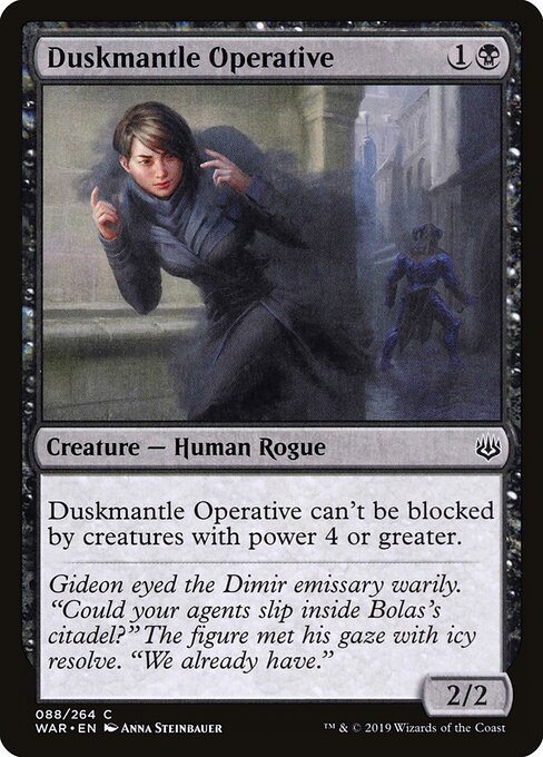 Duskmantle Operative - War of the Spark Magic card