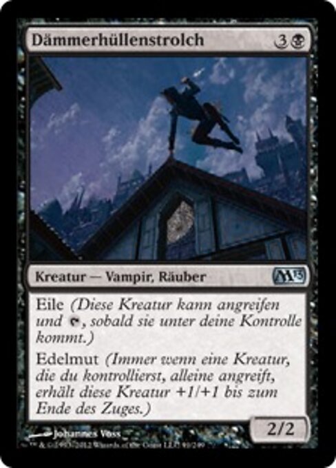 Dämmerhüllenstrolch (Duskmantle Prowler) - Magic 2013 (#91) - Illustrated by Johannes Voss - Magic: The Gathering Card