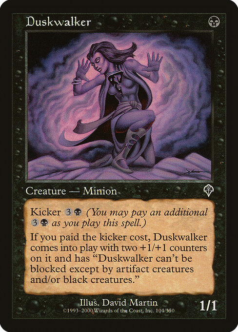 Dämmerungsschreiter (Duskwalker) - Invasion (#104) - Illustrated by David Martin - Magic: The Gathering Card
