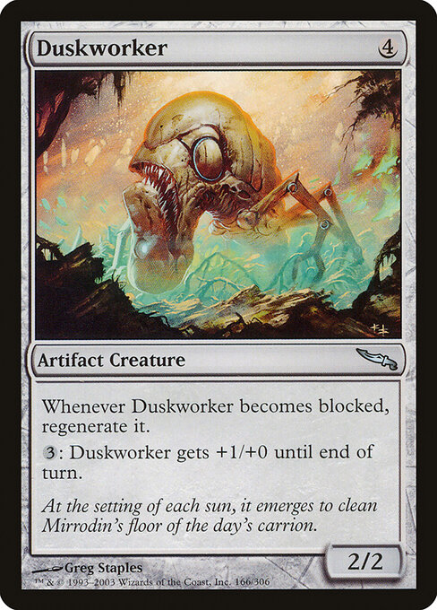 Duskworker - Mirrodin Magic card