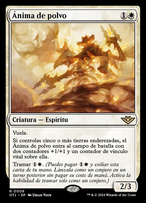 Ánima de polvo (Dust Animus) - Outlaws of Thunder Junction (#9) - Illustrated by Uriah Voth - Magic: The Gathering Card