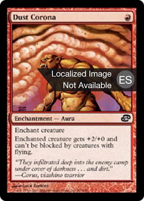 Corona de polvo (Dust Corona) - Planar Chaos (#97) - Illustrated by Luca Zontini - Magic: The Gathering Card