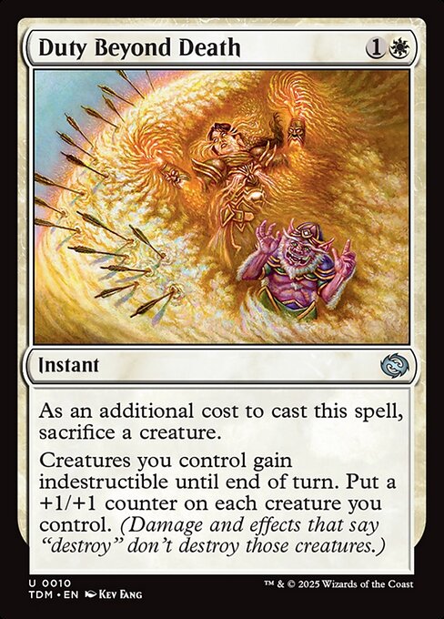 Duty Beyond Death - Tarkir: Dragonstorm Magic card