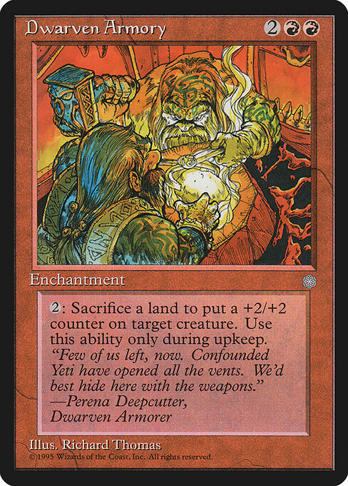 Dwarven Armory - Ice Age Magic card