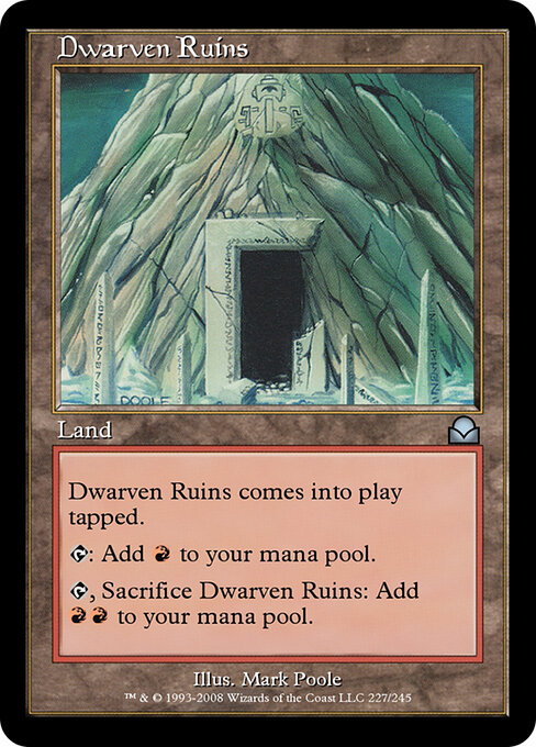Dwarven Ruins - Masters Edition II Magic card