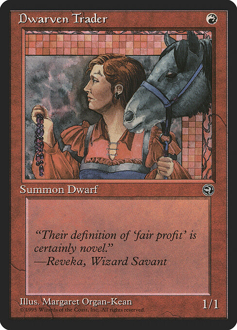 Dwarven Trader - Homelands Magic card