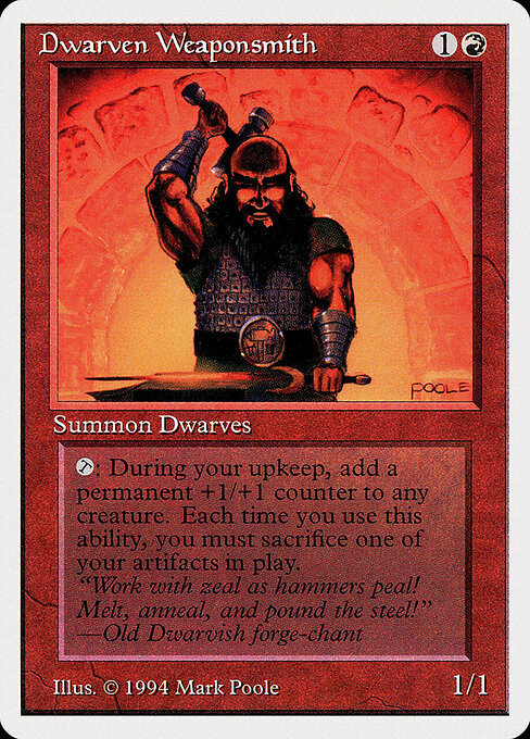 Dwarven Weaponsmith - Summer Magic / Edgar Magic card