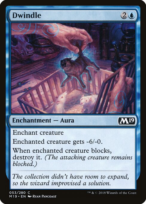Dwindle - Core Set 2019 Magic card