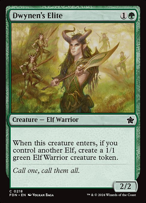 Dwynen's Elite - Foundations Magic card