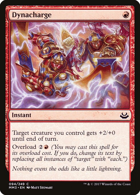 Dynacharge - Modern Masters 2017 (#94) - Illustrated by Matt Stewart - Magic: The Gathering Card