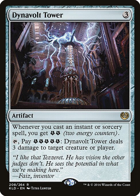 Dynavolt Tower - Kaladesh Magic card