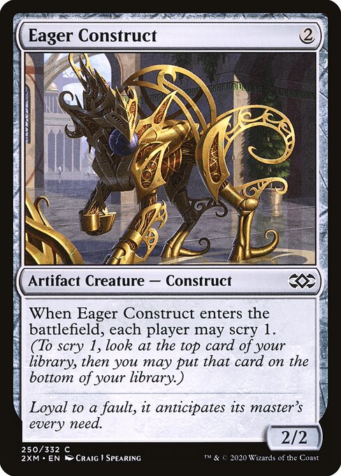 Eager Construct - Double Masters (#250) - Illustrated by Craig J Spearing - Magic: The Gathering Card