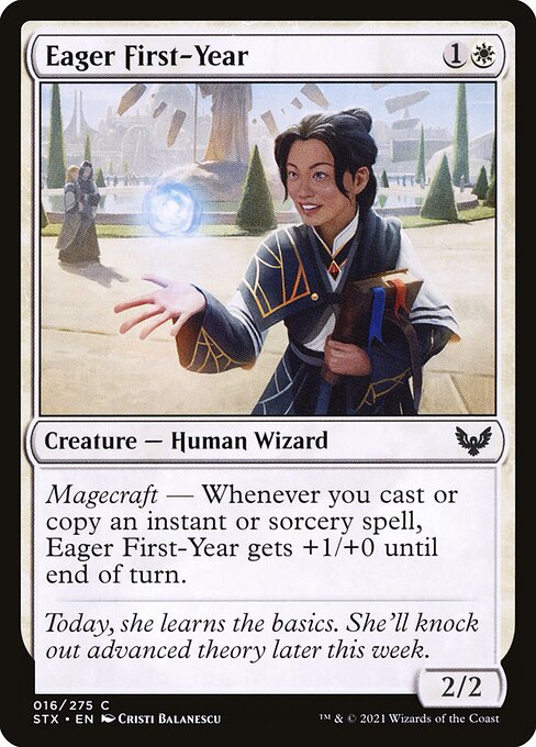 Eager First-Year - Strixhaven: School of Mages Magic card