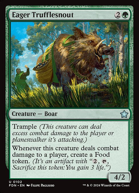 Eager Trufflesnout - Foundations Magic card