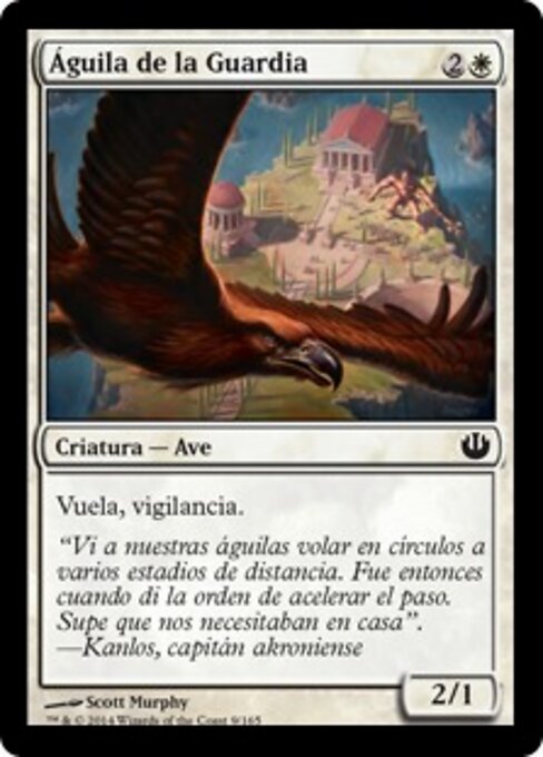 Águia da Vigia (Eagle of the Watch) - Journey into Nyx (#9) - Illustrated by Scott Murphy - Magic: The Gathering Card