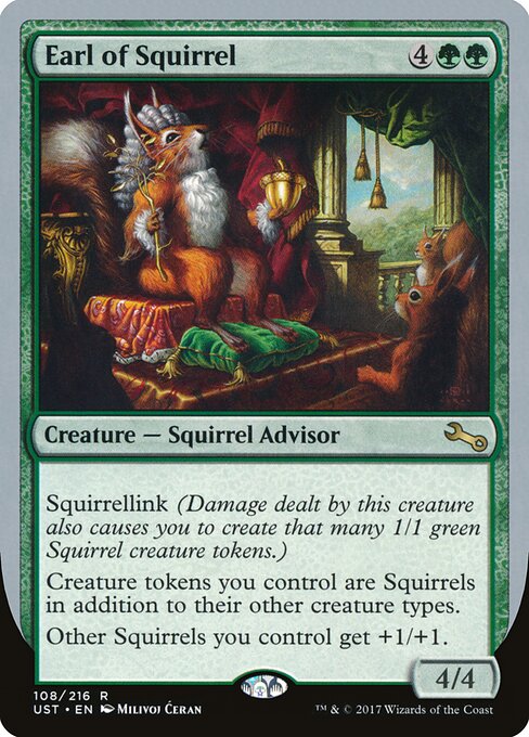 Earl of Squirrel - Unstable Magic card