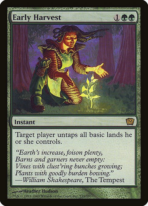 Frühernte (Early Harvest) - Seventh Edition (#237) - Illustrated by Heather Hudson - Magic: The Gathering Card