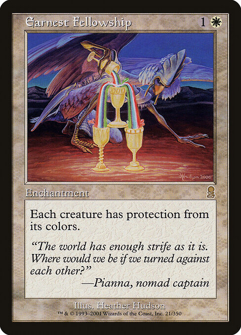 Earnest Fellowship - Odyssey Magic card