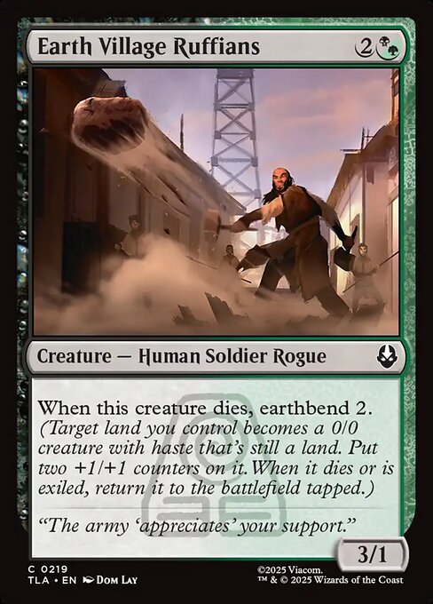 Earth Village Ruffians - Avatar: The Last Airbender Magic card