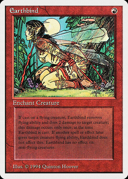 Earthbind - Summer Magic / Edgar (#147) - Illustrated by Quinton Hoover - Magic: The Gathering Card