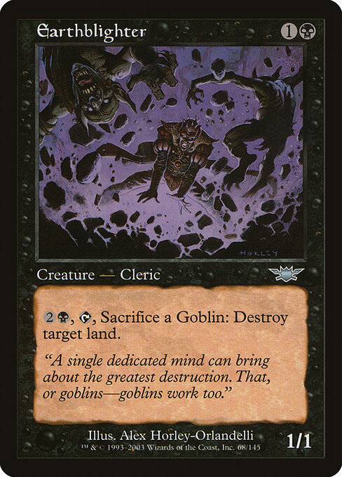 Earthblighter - Legions Magic card