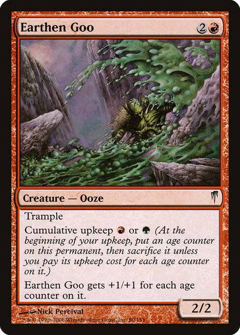 Earthen Goo - Coldsnap Magic card